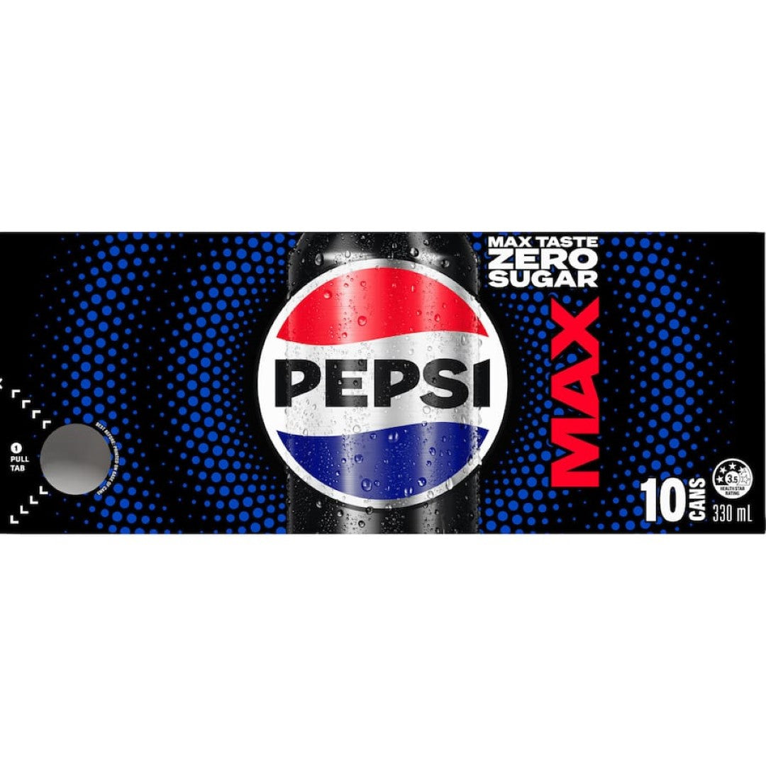 Pepsi Max Soft Drink 10pack
