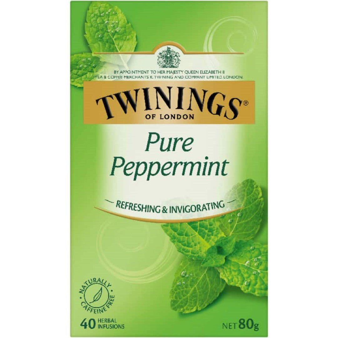 Twinings Herbal Tea Pure Peppermint Bags 40pack