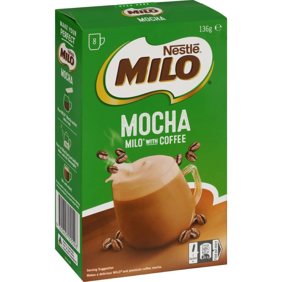 Nestlé Coffee Sachets Mocha Milo With Coffee 136g 8pack