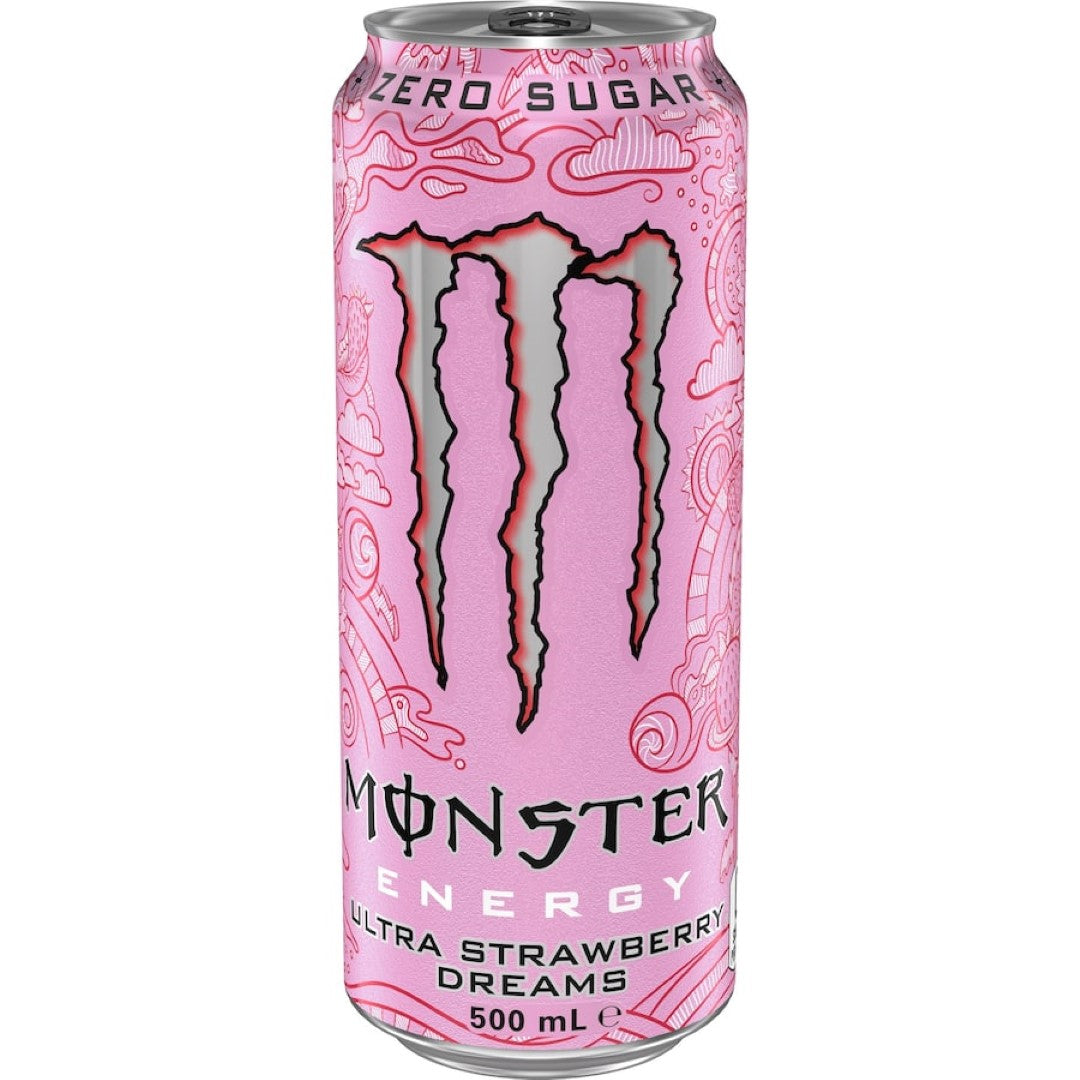 Monster Ultra Energy Drink Strawberry Dreams 500mL