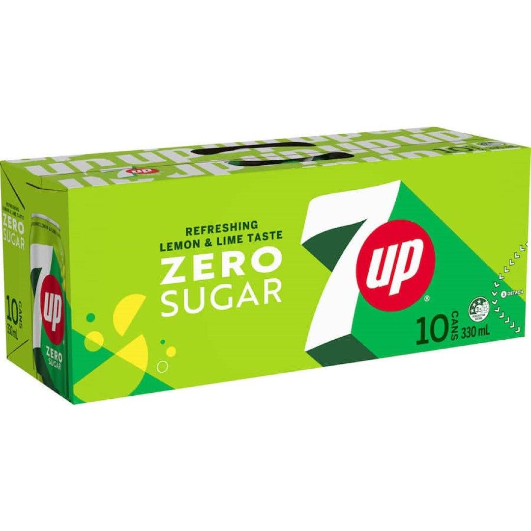 7up Soft Drink Zero Sugar 10pack