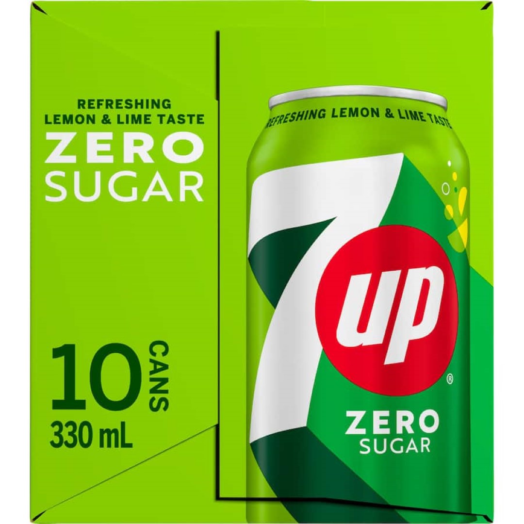 7up Soft Drink Zero Sugar 10pack
