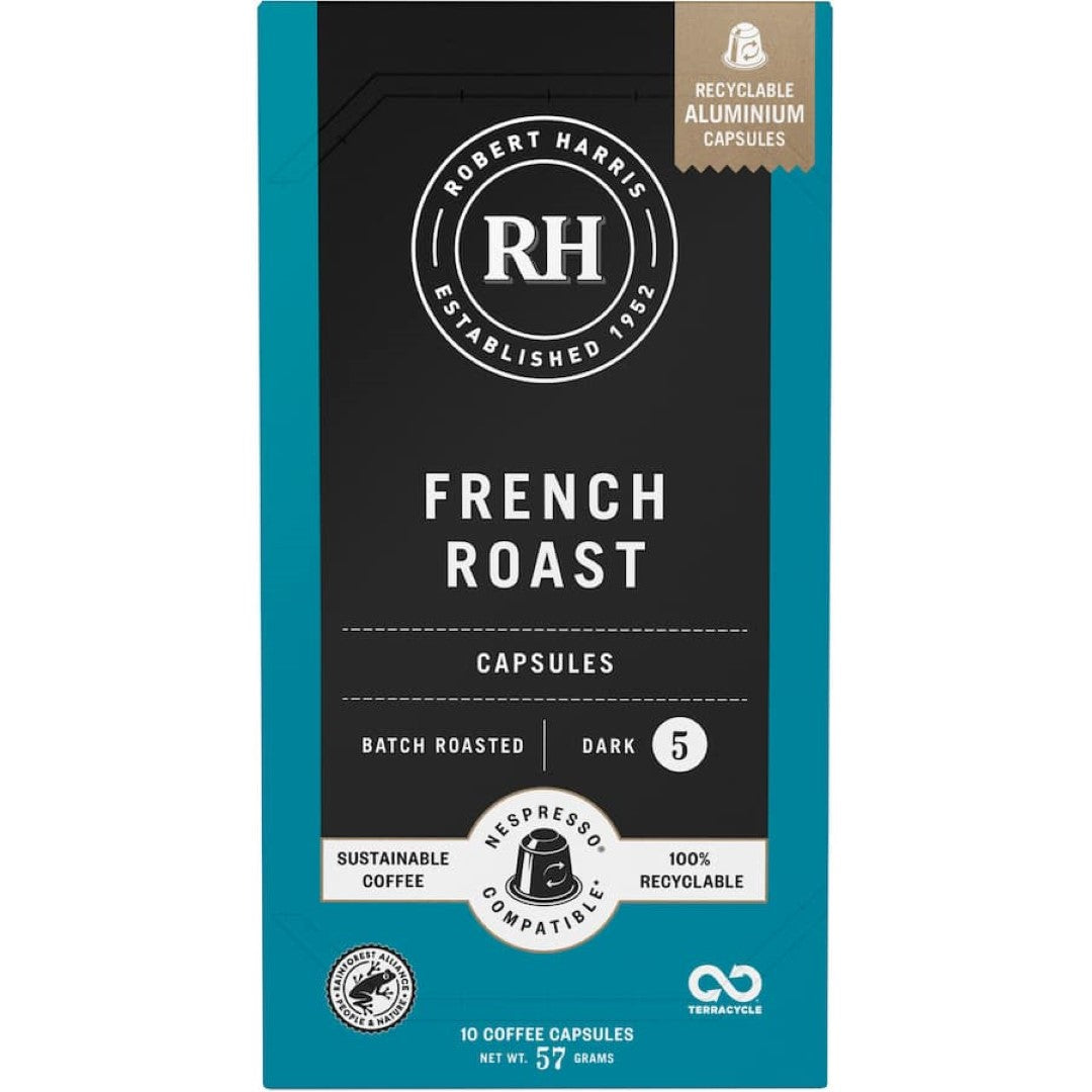 Robert Harris Coffee Pods French Espresso 10pack