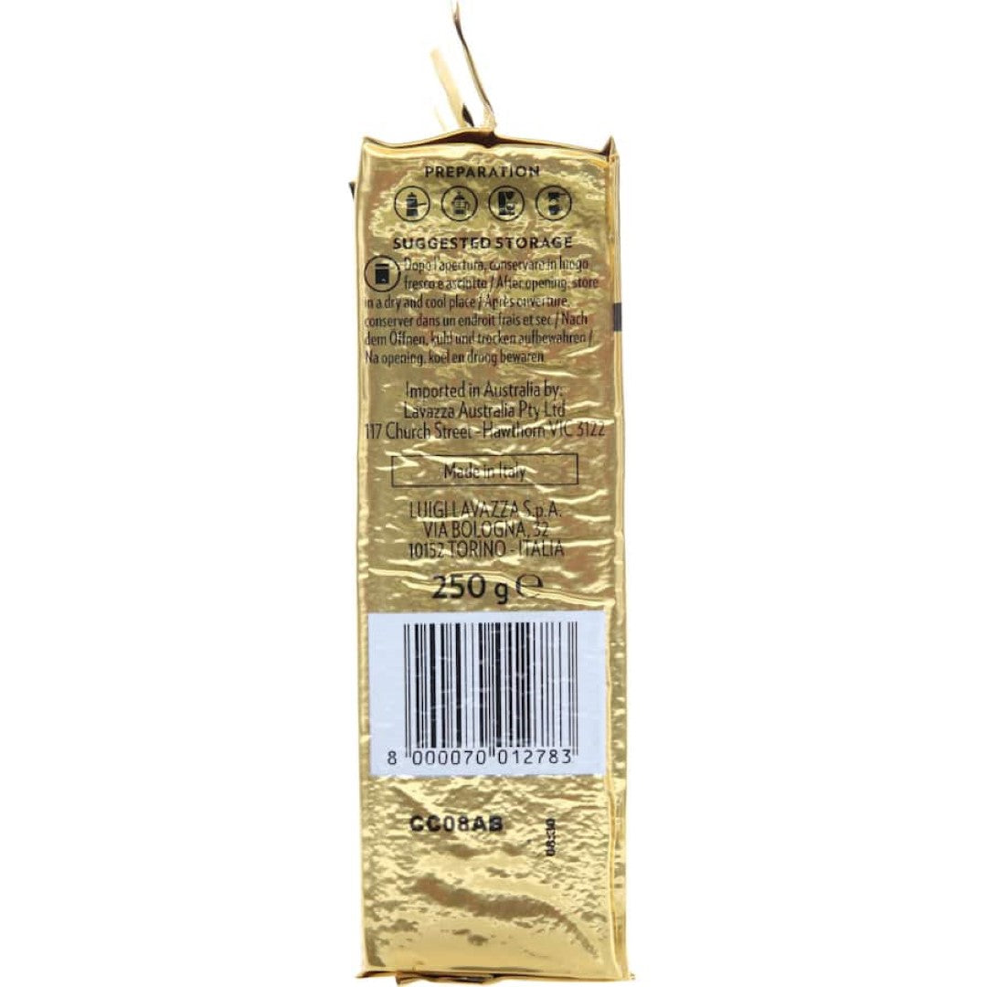 Lavazza Qualita Plunger Grind Ground Oro 250g