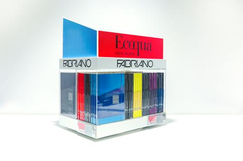 Fabriano Ecoqua Original Stapled - 90gsm Graph 5mm A5 Black 40 Sheets