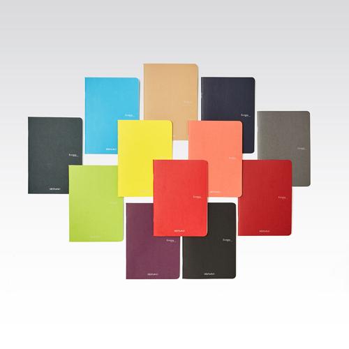 Fabriano Ecoqua Original Stapled - 90gsm Graph 5mm A5 Black 40 Sheets