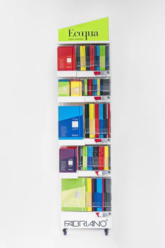 Fabriano Ecoqua Original Stapled - 90gsm Graph 5mm A4 Brown 40 Sheets