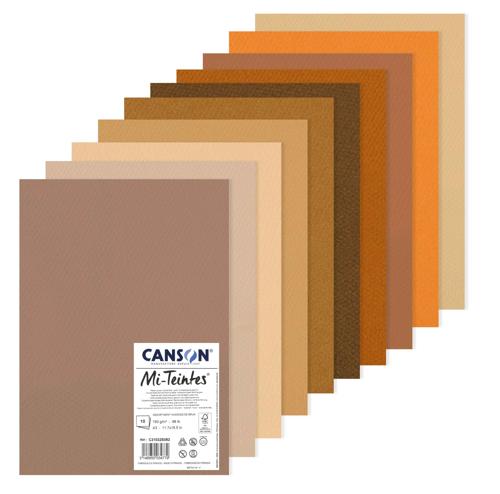 Canson Mi-Teintes Tonal Paper Packs - Pastel Colours A3 20sht