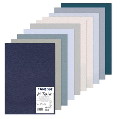 Canson Mi-Teintes Tonal Paper Packs - Pastel Colours A3 20sht
