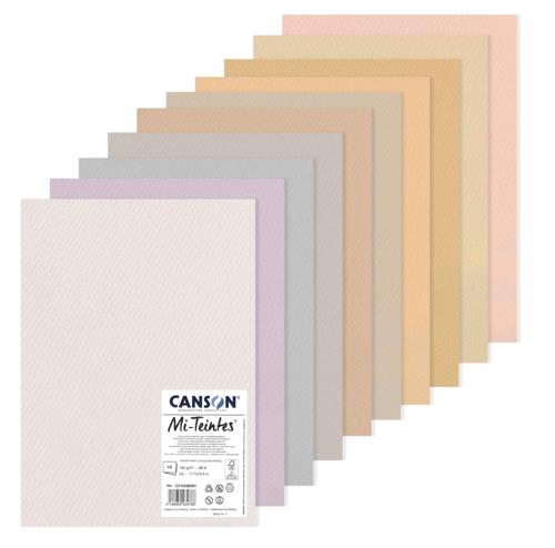 Canson Mi-Teintes Tonal Paper Packs - Pastel Colours A3 20sht