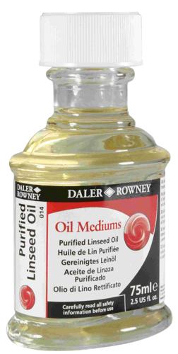 Daler Rowney Purified Linseed Oil - 75ml Purified Linseed Oil