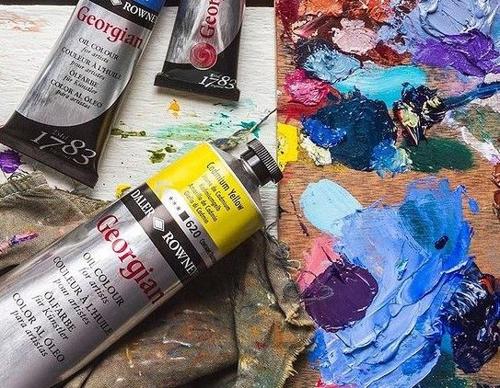 Daler Rowney Georgian Oil Colour 225ml - Buff Titanium