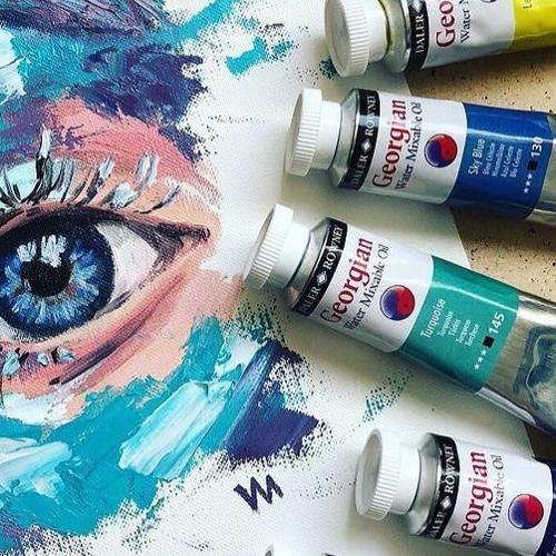 Daler Rowney Georgian Watermixable Oil Colour 37ml - Sčvres Blue
