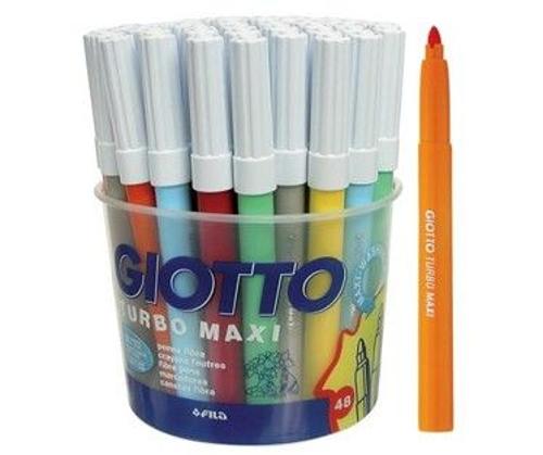 Giotto Turbo Giant Markers Class Pack Of 36 - Pot Of 36