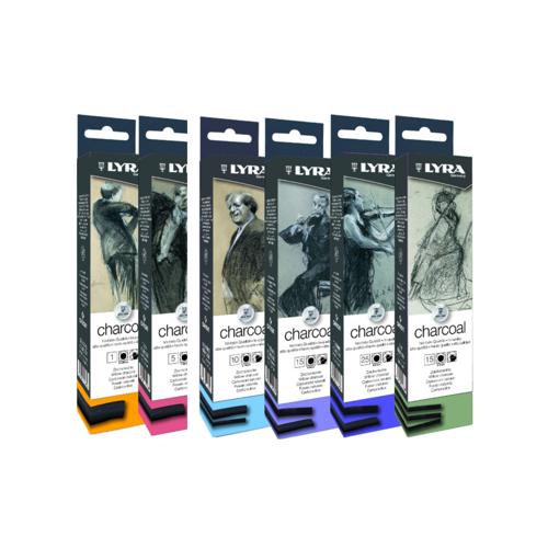 Lyra Charcoal - Medium 5-6mm Pack 25