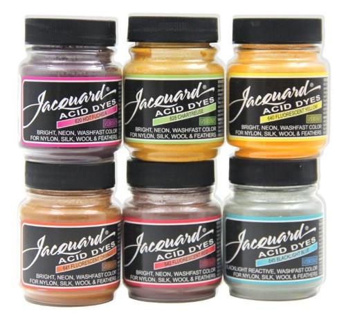 Jacquard Acid Dye 14.17g Sets - Colour Neon Set