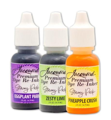 Jacquard Stacey Park Premium Dye Ink Pad Re-Inkers - Wasabi