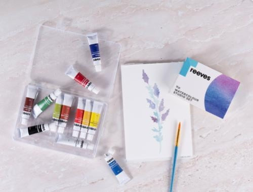 Reeves Watercolour Art Set - 14 Piece Set
