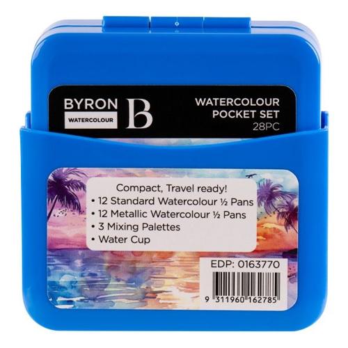 Byron Water Colour Pocket Travel Set - Travel Set