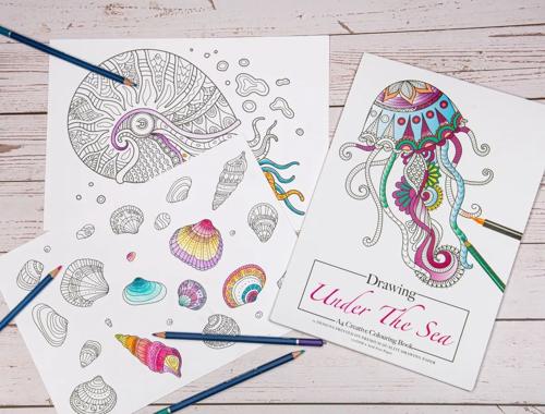 Jasart Adult Colouring Books - Colouring Book A4 Animals
