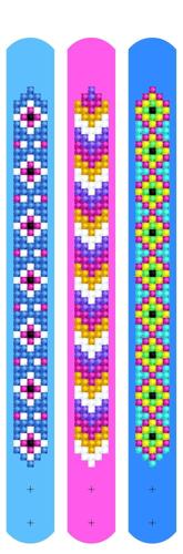 Diamond Dotz Dotzies Bracelet Packs - Mauves