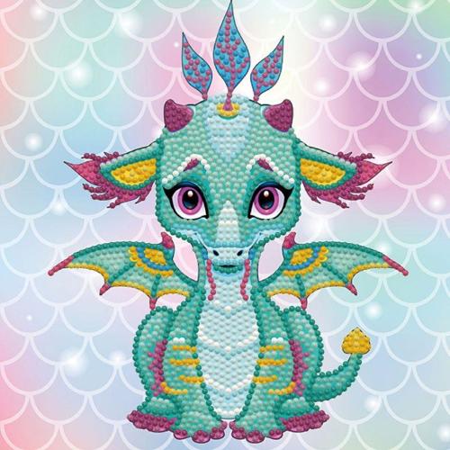 Diamond Dotz Dotz Box Medium - Ariel The Baby Dragon