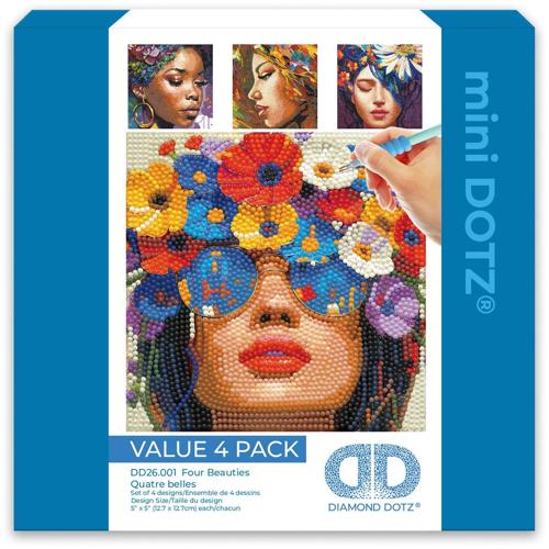 Diamond Dotz Mini Dotz - Four Beauties