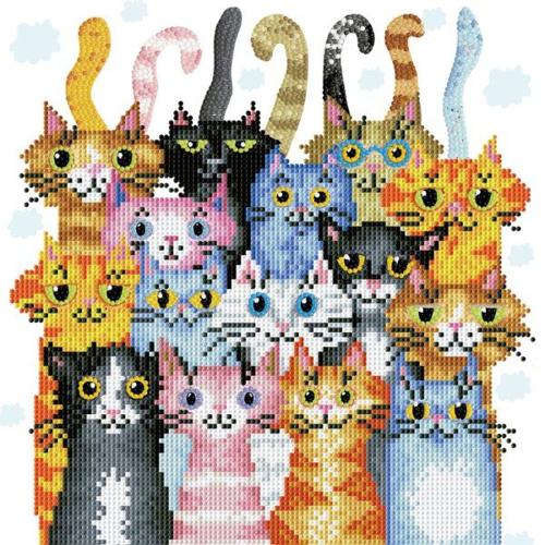 Diamond Dotz Diamond Kit - Cats Meow 45x32cm