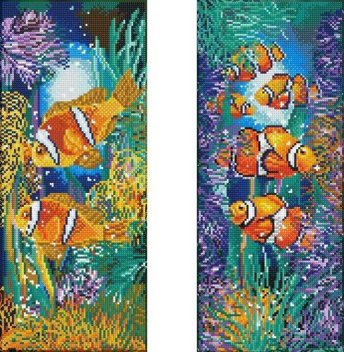 Diamond Dotz Diamond Kit - X 2 Aquarium 21x50cm