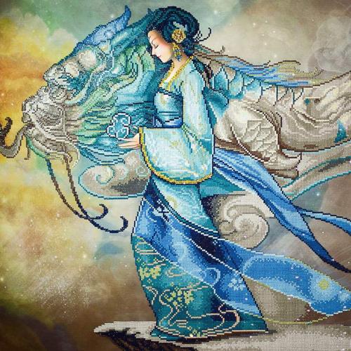 Diamond Dotz Diamond Kit - Dragon Princess 85x67cm