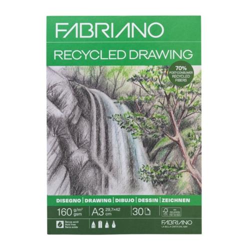Fabriano Recyled Drawing Pads - 200gsm A4 50 Sheets