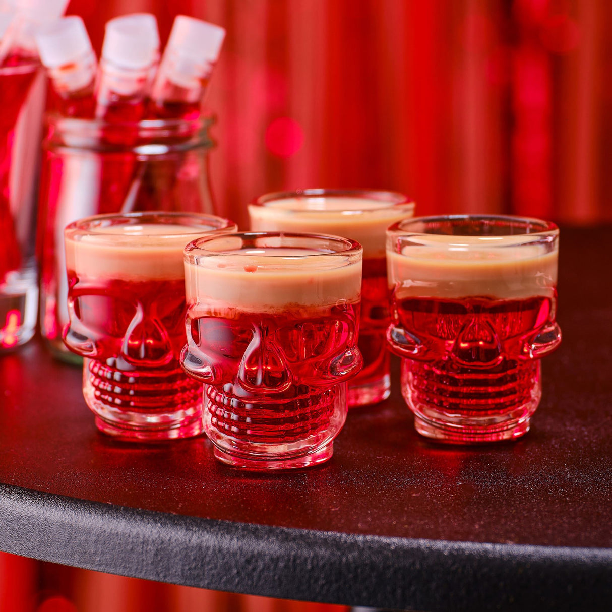 Party Shot Glasses - Deadly Soiree Glass Skull