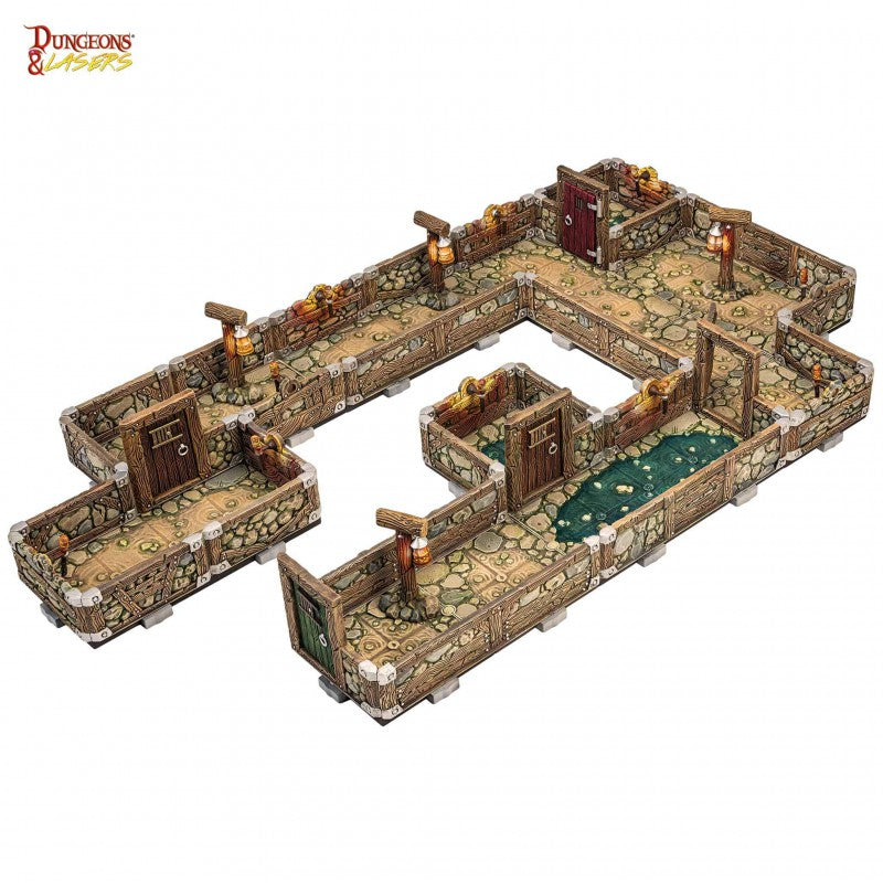 Dungeons & Lasers: Half-Height Walls - Dwarven Mine