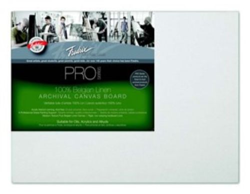 Fdx Archival Linen Panel 8x10" with medium texture, acid-free MDF, ideal for various painting mediums and long-lasting artwork.
