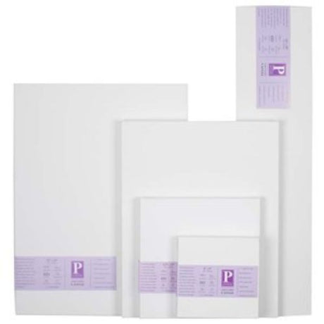 Premium 1.5-inch heavy-duty canvas, triple-primed, ideal for professional artwork and exhibitions.