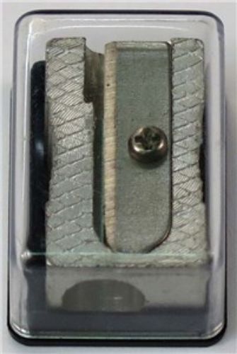 No.1004a Single Metal Pencil Sharpener, designed for precision sharpening of colored, graphite, and charcoal pencils.