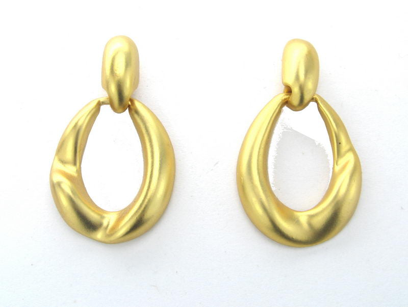 Earrings Matt Gold- Version 1