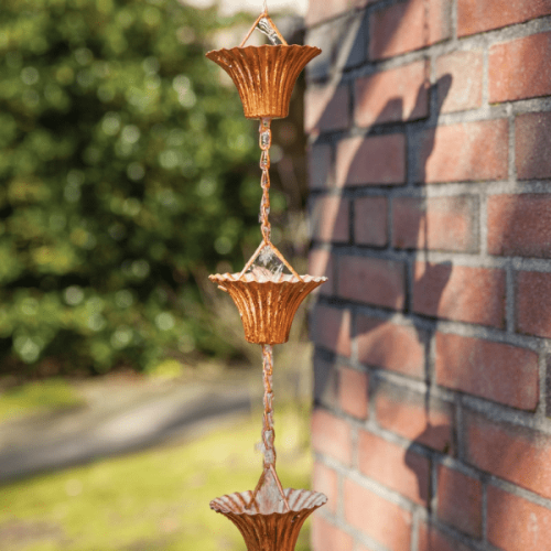Rain Chain - Copper 2.59m (Set of 2)