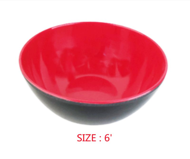 Melamine Bowl - Red (Set of 12)