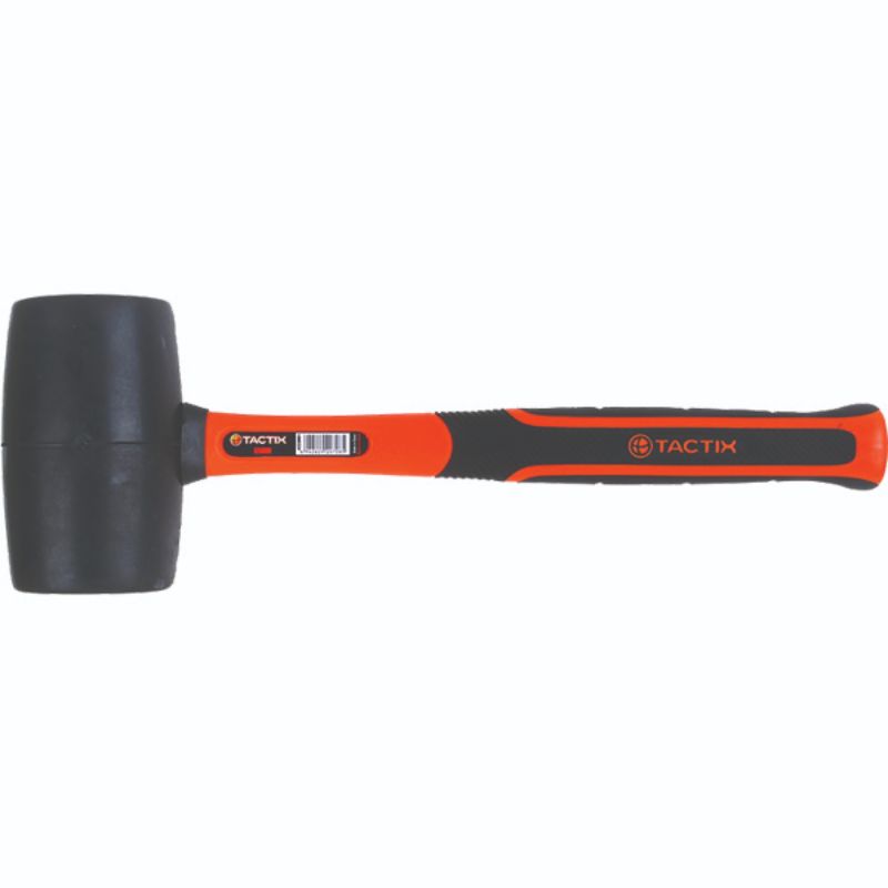 Tactix Mallet Rubber 16oz (58mm) Black Fiberglass