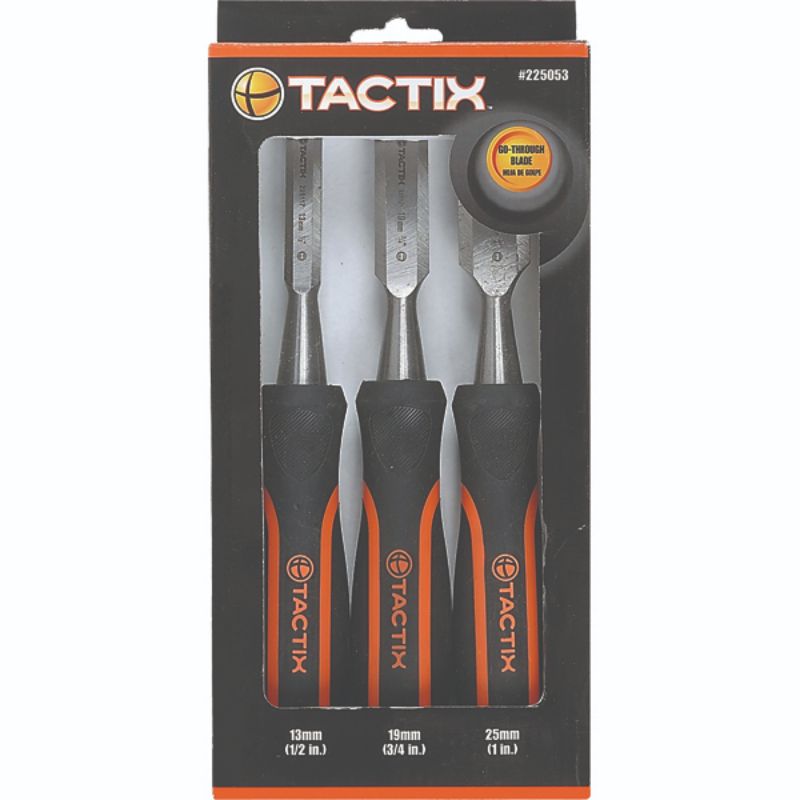 Tactix Chisel Wood 3pc Set-Long