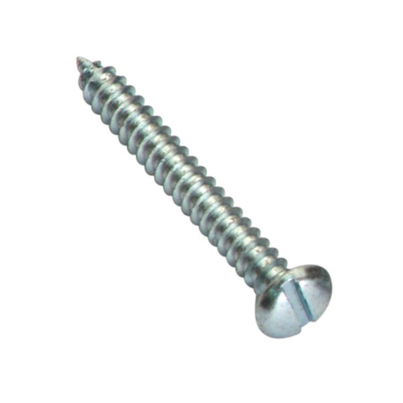 Champion 6G x 1/2in S/Tapping Screw Pan Head Slot -100pk
