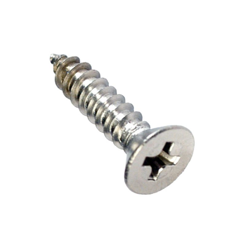 Champion 6G x 1/2 S/Tappg Screw Csk Hd Phillips 304/A2 -30pk