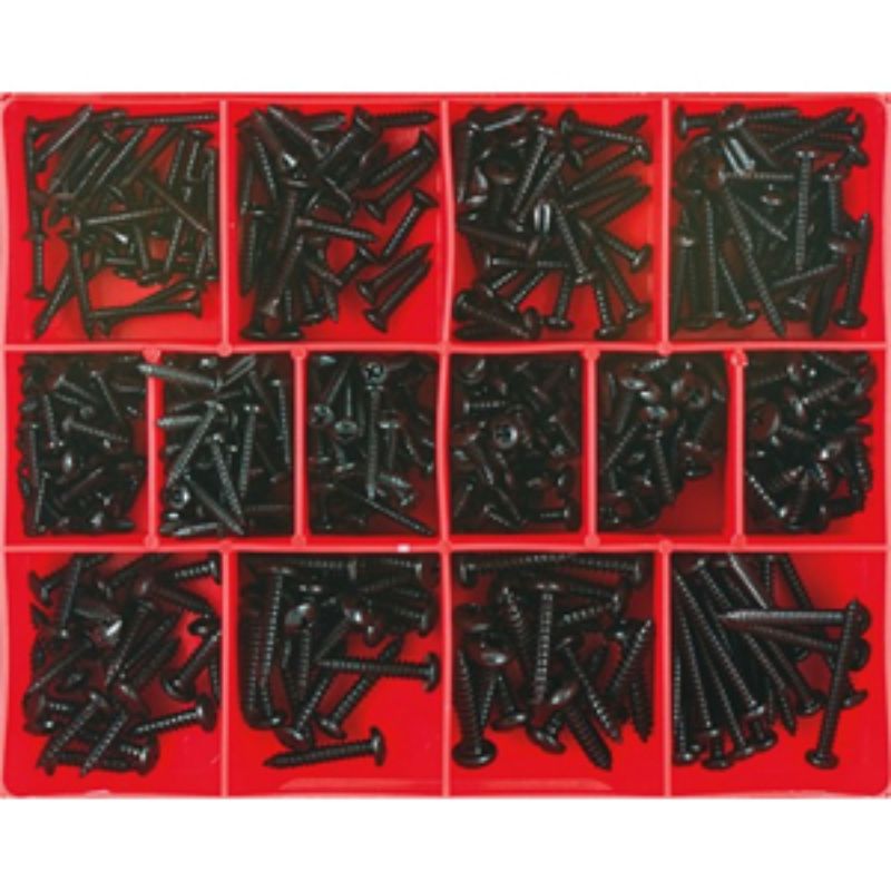 Champion 415pc Black Self Tapping Screw Assortment