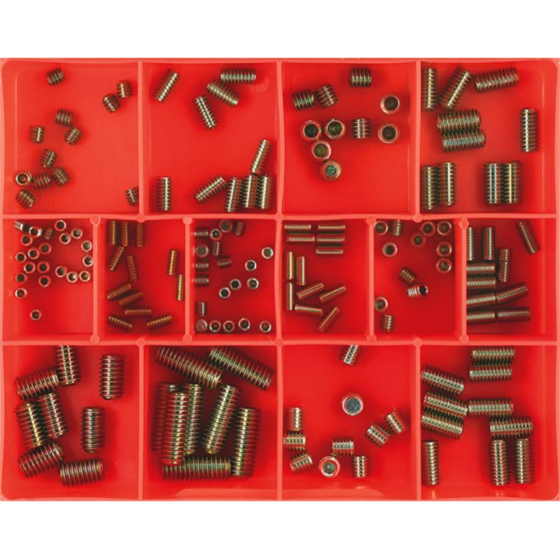 Champion 164pc Socket Grub Screw Assortment (mm GR8.8 & BSW)