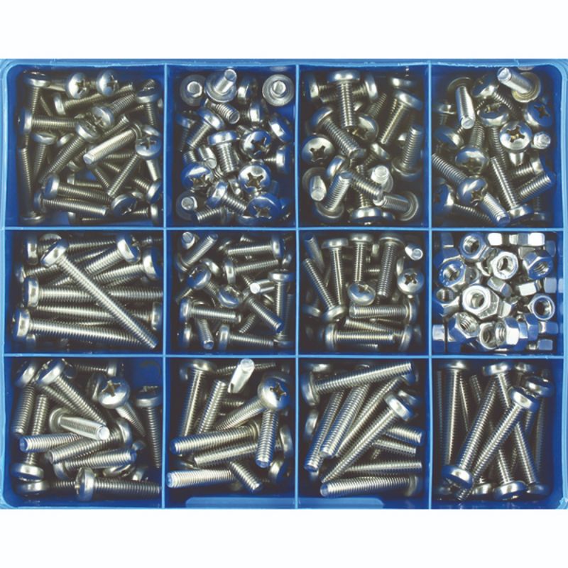 Champion 345pc Metric Machine Screw Assortment Pan HD 316/A4