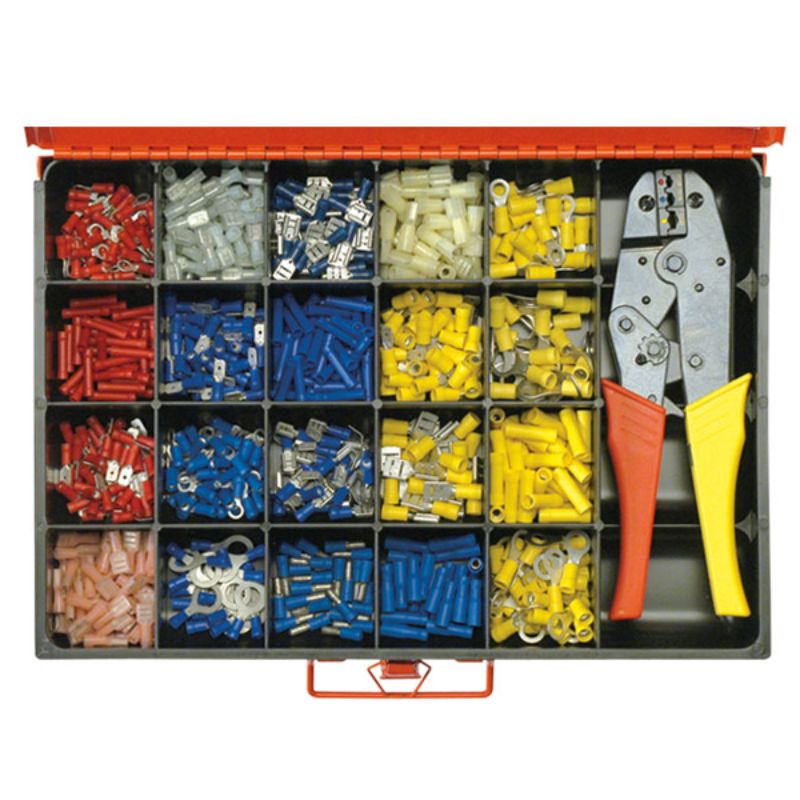 Champion Master Kit 700pc Wiring Terminal AsstW/Crimp