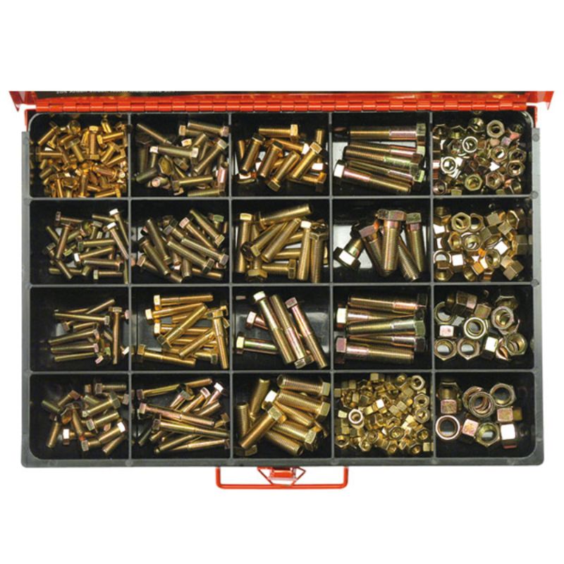 Champion Master Kit 365pc UNF Bolt, Set Screw & Nut Asst