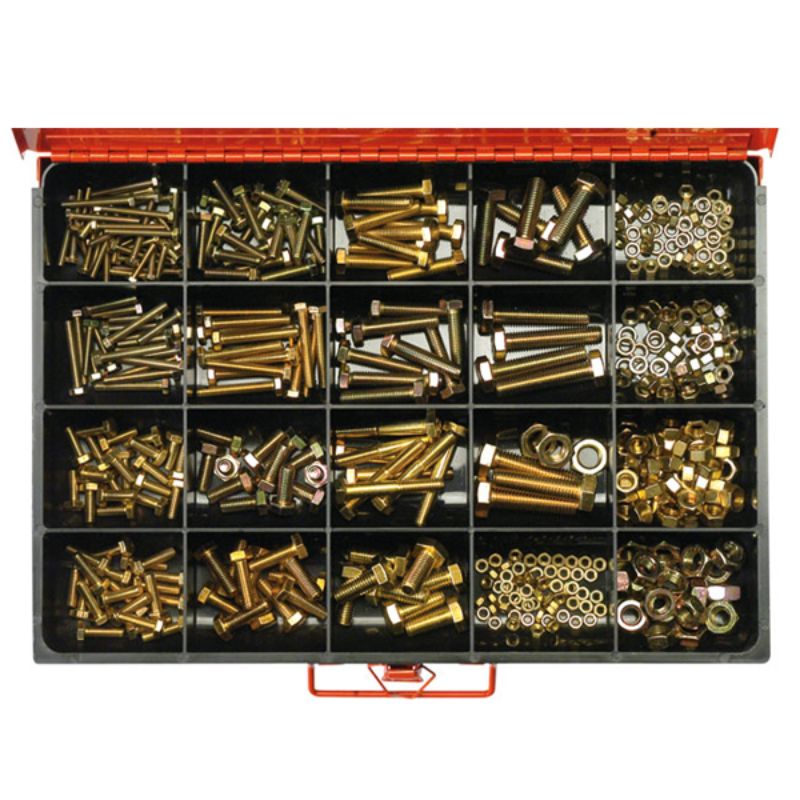Champion Master Kit 431pc Metric Bolt, Set Screw & Nut Asst