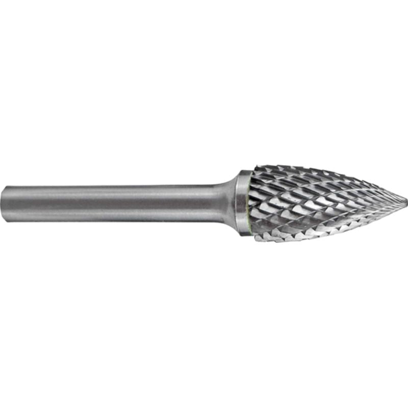 Holemaker Carbide Burr 1/4x5/8inx1/4in Tree Pointed End DC